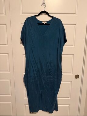 Universal Standard for J.Crew cupro tunic dress